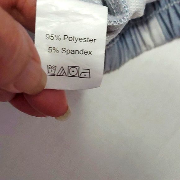 Gray & White Smokey Tie Dye High Waist Pull On Shorts Loungewear Athleisure - Picture 7 of 7